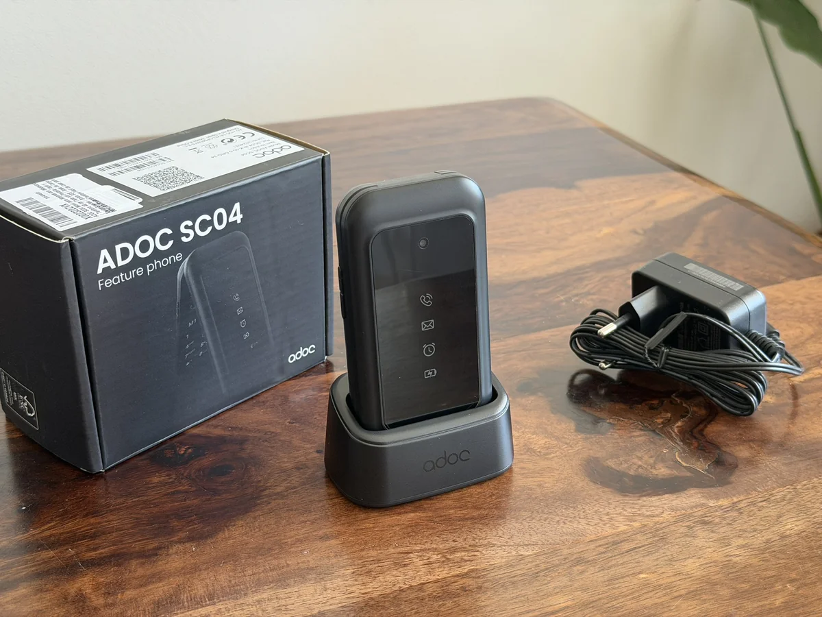 ADOC SC04 seniorský telefón - nový, nepoužitý, komplet balenie – fotka 5 z 5