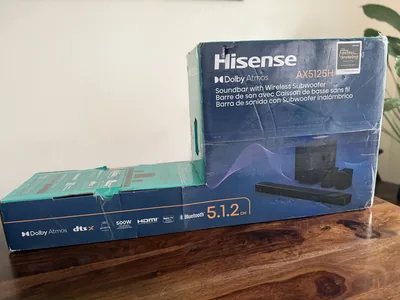 Hisense AX5125H 5.1.2 Soundbar 500W Dolby Atmos NOVÝ