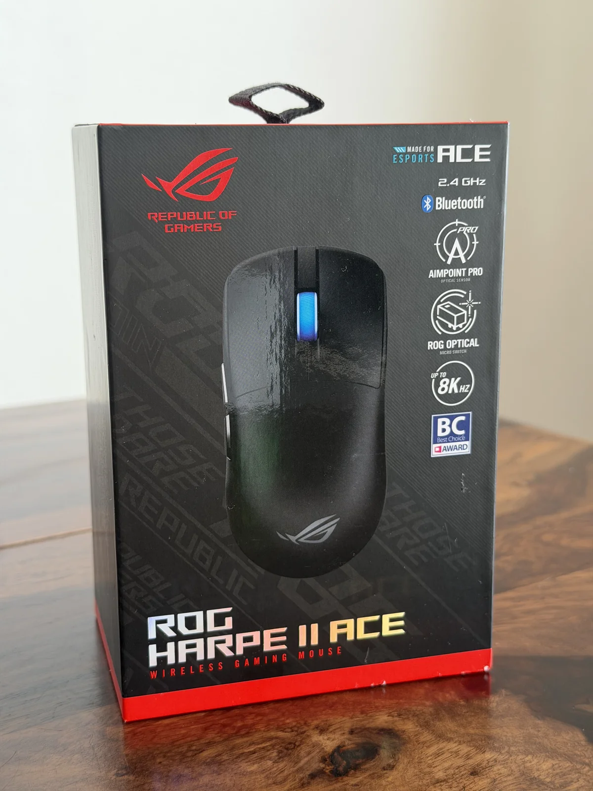 ASUS ROG Harpe II ACE Wireless Gaming Mouse – fotka 4 z 4