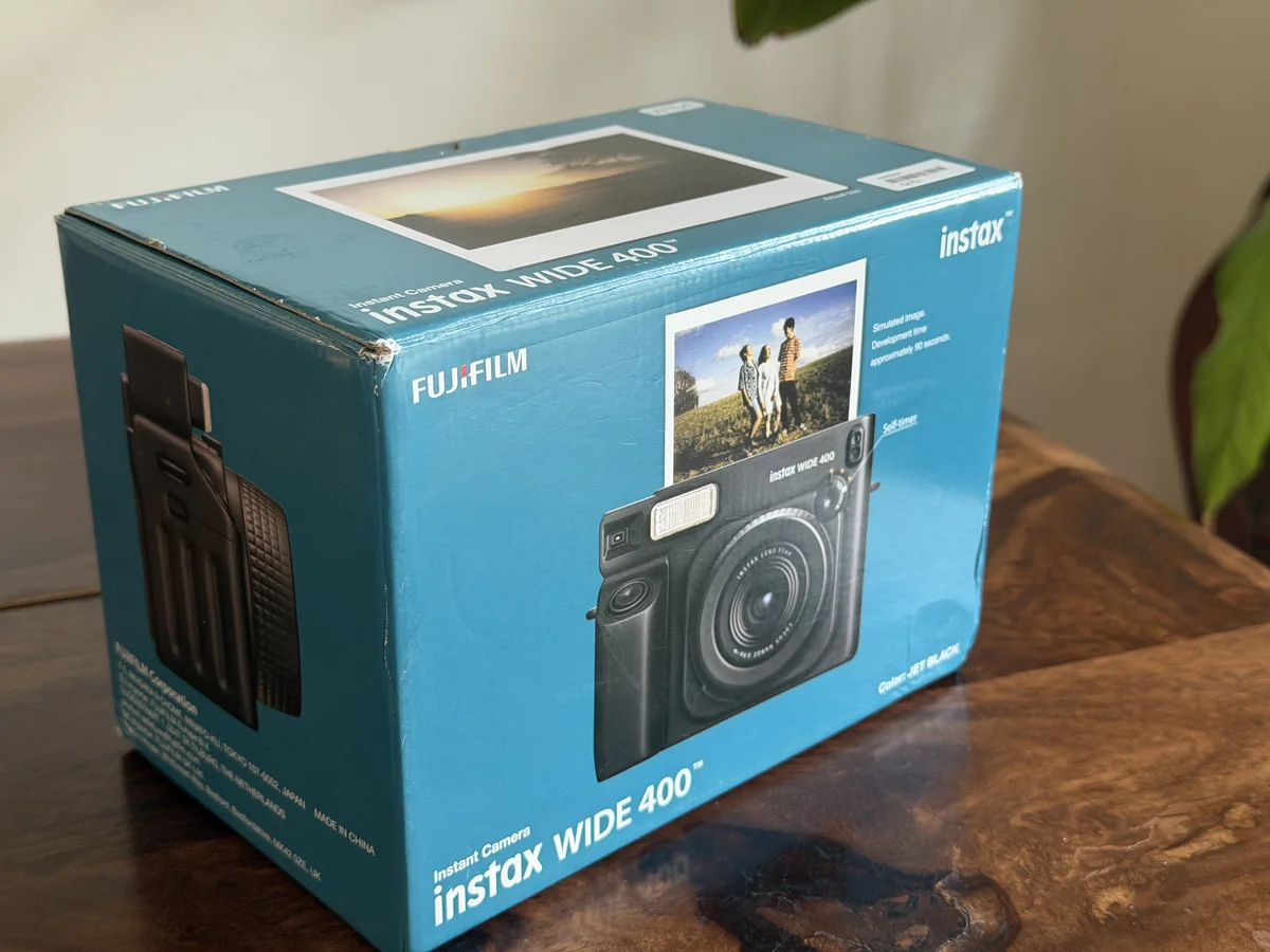 Fujifilm Instax Wide 400 Jet Black - NOVÝ, nerozbalený – fotka 1 z 4
